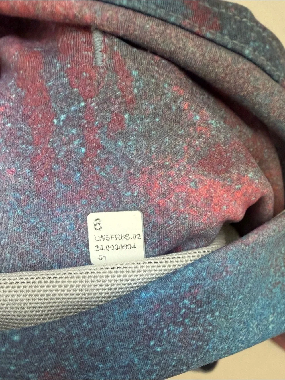 Lululemon Fast and Free High-Rise Tight 25” hazy afterglow multi